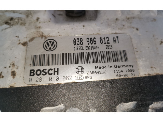 Řídící jednotka 038906012AT, 0281010062 Seat Toledo II (1M) 2001