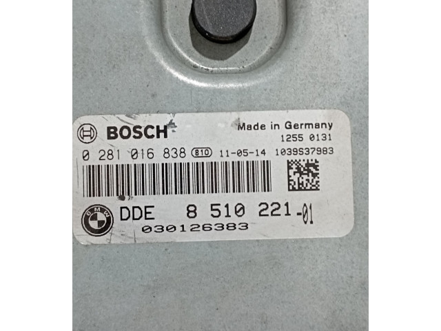 Řídící jednotka 0281016838, 8510221 BMW 3 E92 E93 2011