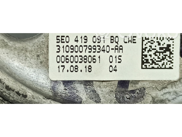 Руль Skoda Fabia Mk3 (NJ) 2015 - 2021 года 5E0419091BQ, 5E0419091BQCWE