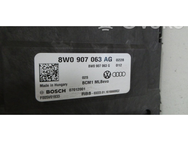 Pojistková skříňka Řídící jednotka BSM 8W0907063AG, 8W0907063AC   Audi Q7 4M 2016