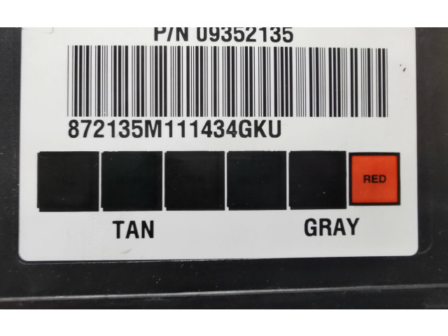 Блок комфорта 09352135, 372135M111434G5V   Chevrolet TrailBlazer   