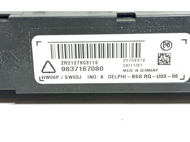 Блок комфорта 9837167080   Peugeot 2008 II   