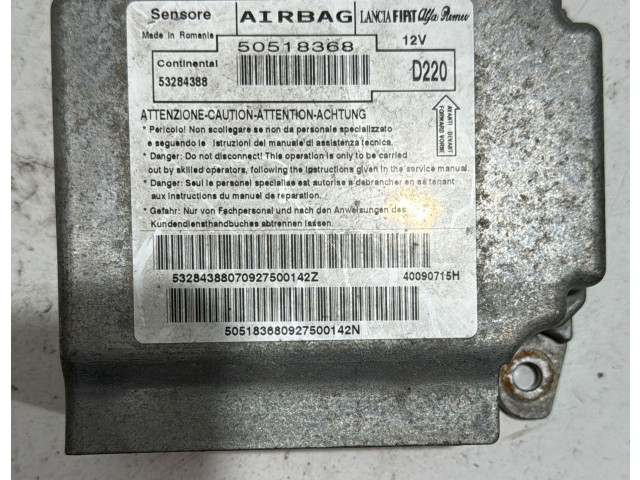 Блок подушек безопасности 50518368, 50518368 Alfa Romeo Mito