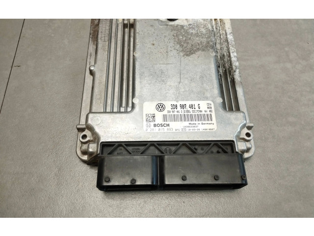 Блок управления двигателем Блок управления 3D0907401D, 3D0907401G   Volkswagen Phaeton