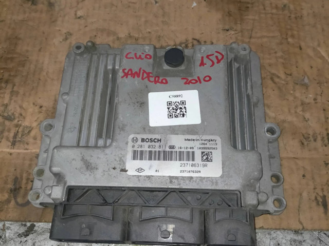 Блок управления 237107632R   Dacia Dokker