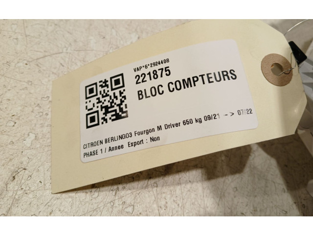 Přístrojová deska Citroen Berlingo 2022 9842413280