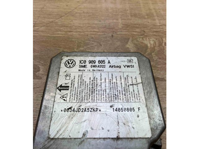 Блок подушек безопасности 1C0909605A, 5WK43122   Volkswagen Bora