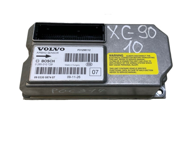 Блок подушек безопасности P31295112, 0285010729   Volvo XC90