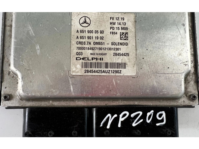 Řídící jednotka A6519000503, A6519011902 Mercedes-Benz E C207 W207 2011