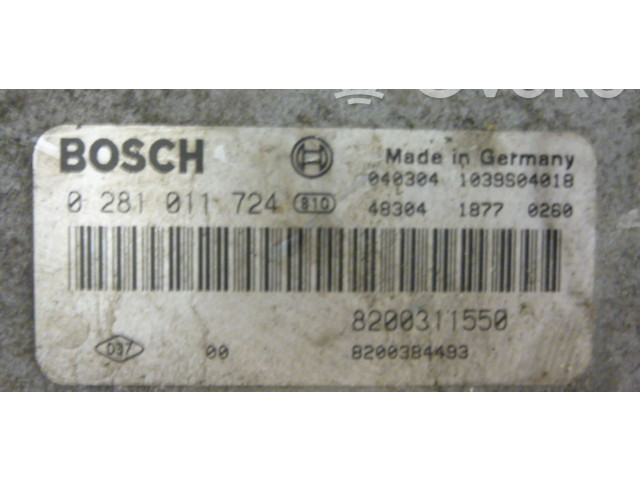 Řídící jednotka 8200311550, 0281011724 Renault Espace IV 2004