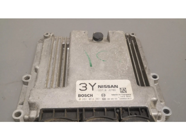 Řídící jednotka 23710JD78D Nissan Qashqai 2009