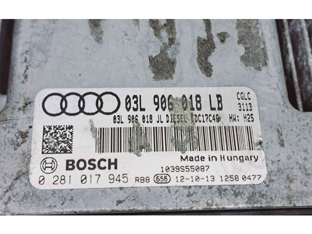 Блок управления двигателя 03L906018LB, 130KW   Audi A6 S6 C7 4G