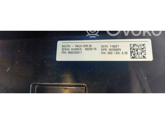 Блок управления климат-контролем 9666395977, 9666395977 Citroen DS4