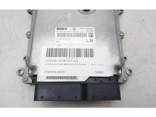 Блок управления двигателем Блок управления 37820RL0E03   Honda Accord