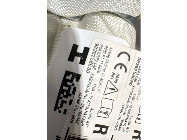 Боковая подушка безопасности 9838258680, 0080P1110030   Peugeot 2008 II