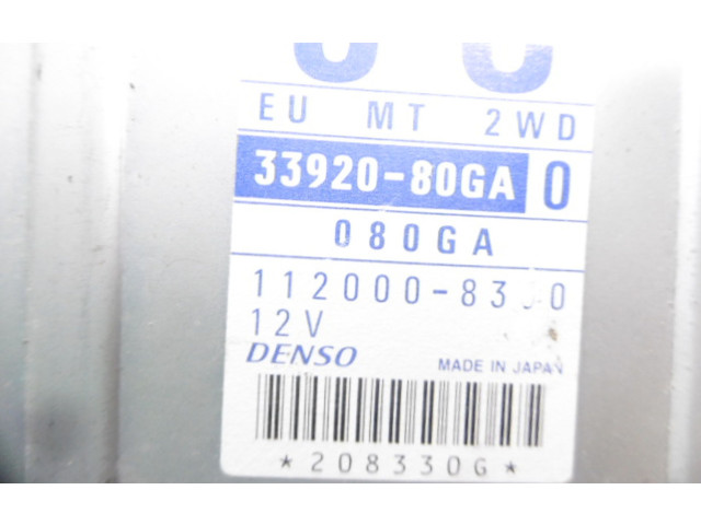 Блок управления двигателем Блок управления 33920-80GA, 33920-80GA Suzuki Ignis