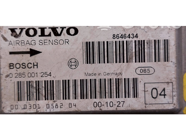 Блок подушек безопасности 8646434, 0285001254   Volvo V70