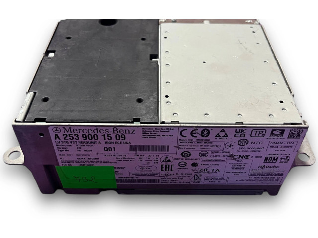 Блок комфорта NR732, A2539001509   Mercedes-Benz GLC X253 C253   