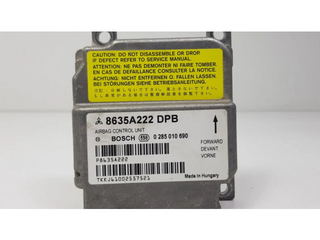 Блок подушек безопасности 8635A222DPB, 0285010690 Mitsubishi Colt