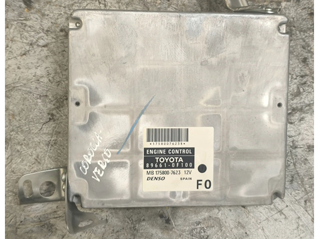 Блок управления двигателя 896610F100   Toyota Corolla Verso E121