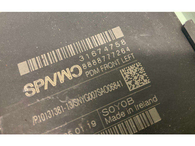 Передний двигатель механизма для подъема окон