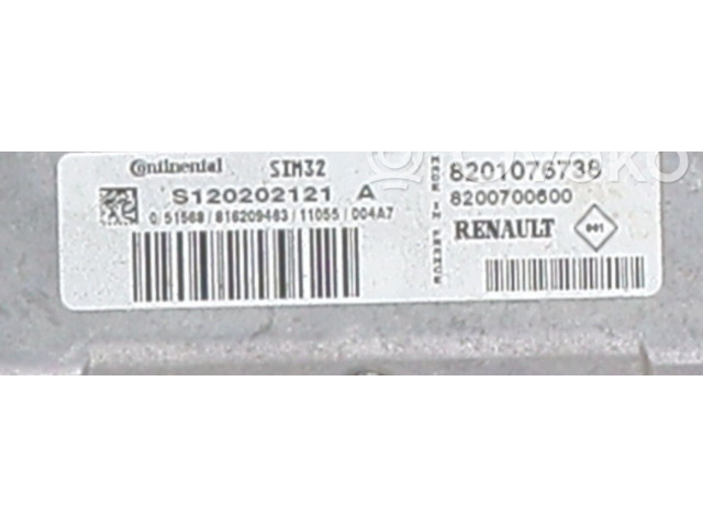 Блок управления двигателя 8201075738   Renault Twingo II