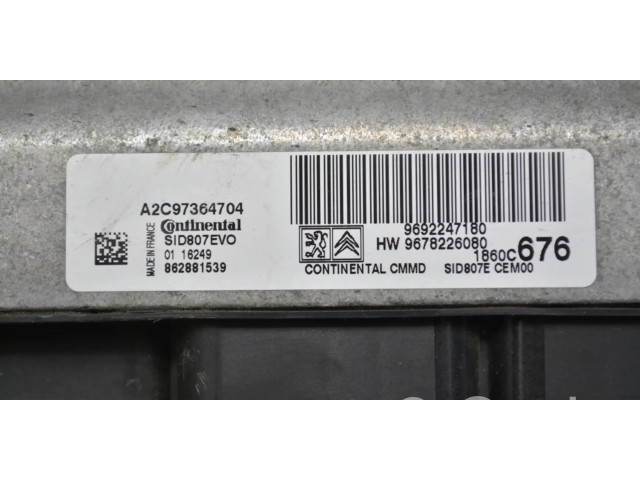 Блок управления двигателя 9692247180 Mitsubishi ASX