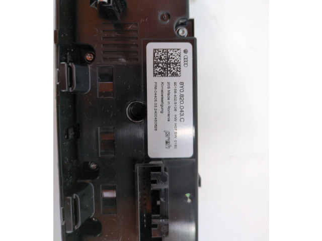 Блок управления климат-контролем 8Y0820043C   Audi A3 8Y