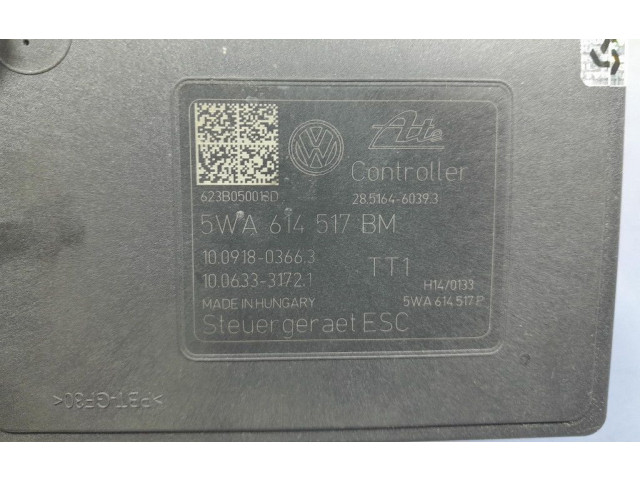 Блок АБС 5WA614517BM, 5WA614517BM   Skoda  Octavia 985  1959 - 1971 года