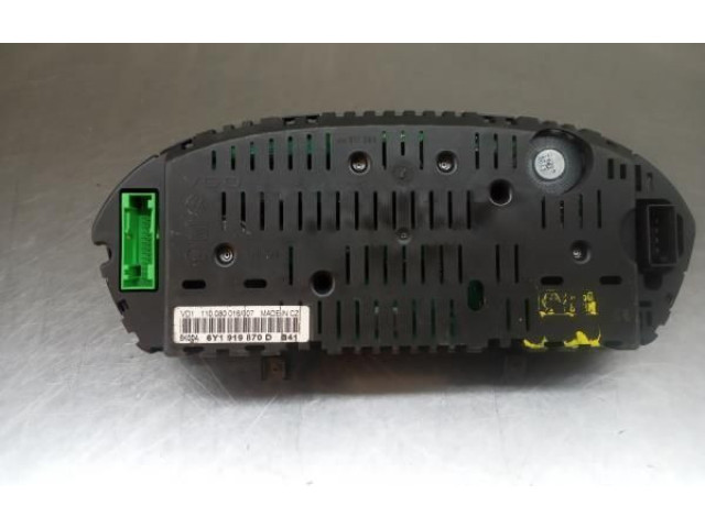 Панель приборов 110080016007, 6Y1919870D Skoda Fabia Mk2 (5J)