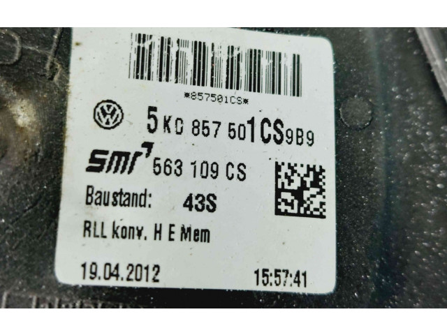 Зеркало электрическое Volkswagen Golf VI 2008 - 2013 года