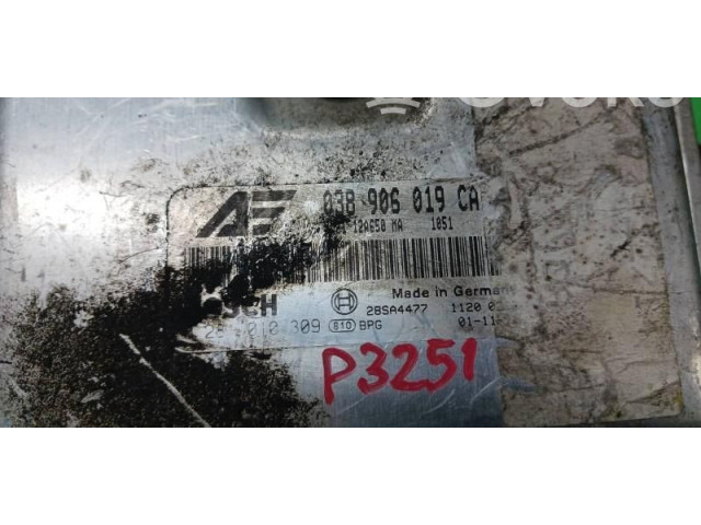 Блок управления двигателем Блок управления 0281010309, 038906019CA Ford Galaxy