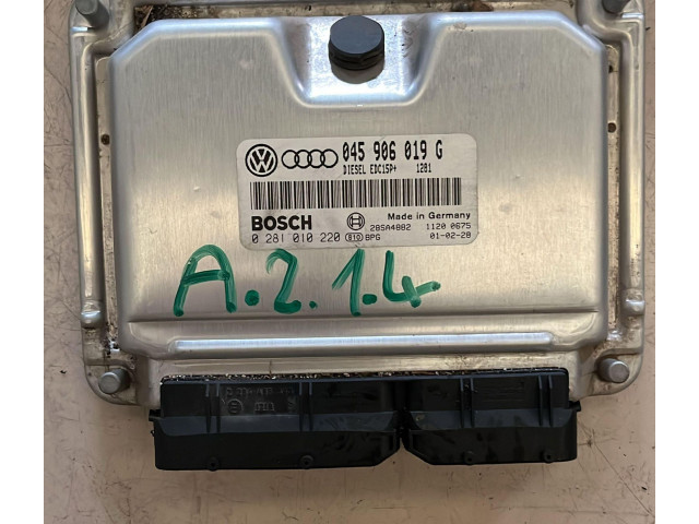 Блок управления двигателя 045906019G, 0281010220 Audi A2