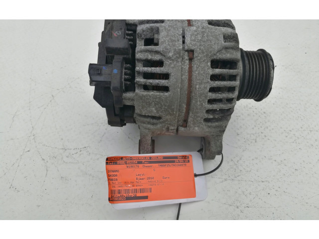 Генератор 1541243522, 0124325012 045903023 Skoda Yeti (5L)