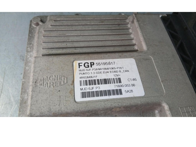 Řídící jednotka 55195817, 55195817   Fiat Punto (199) 2005