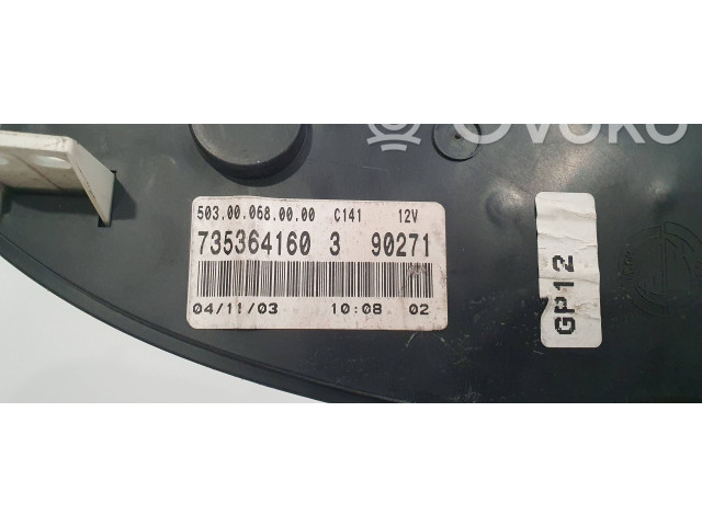 Панель приборов 503000680000, 735364160 Fiat Idea