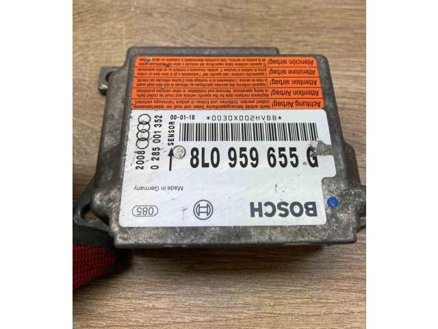 Блок подушек безопасности 8L0959655G, 0285001352   Audi A3 S3 8L