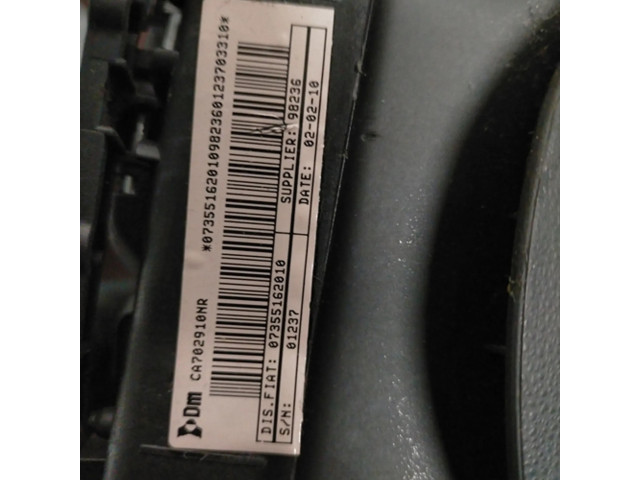 Подушка безопасности водителя 735516201   Fiat Punto Evo