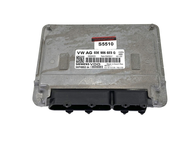 Блок управления двигателя 03E906023Q, 03E906023 Skoda Fabia Mk2 (5J)