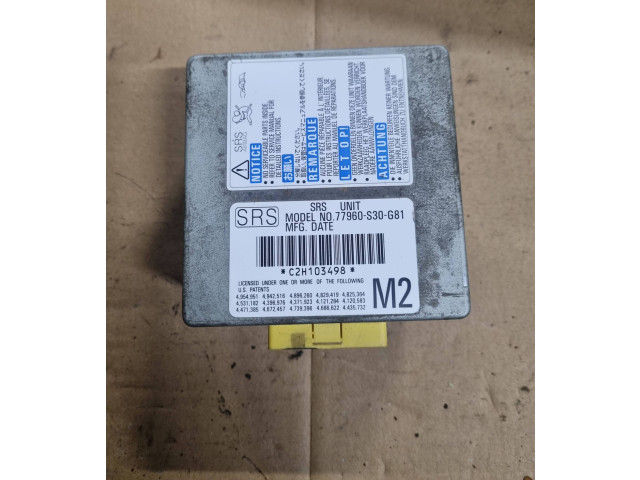 Блок подушек безопасности 77960-S30-G81 Honda Prelude