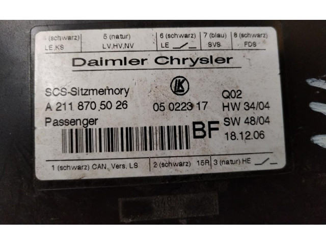 Модуль управления сидением A2118705026, 642940 Mercedes-Benz ML W164