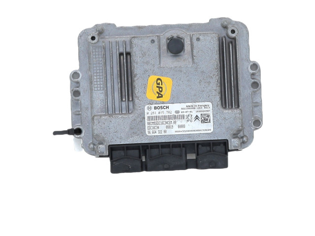 Блок управления двигателя 9666432280   Citroen Nemo