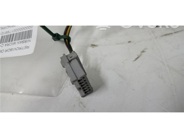 Zpětné zrcátko Nissan Micra C+C 2006 E2011031, 0050057