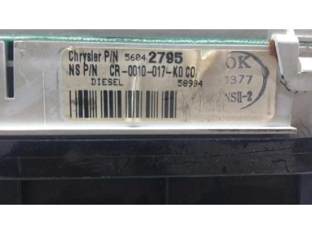 Панель приборов 56042795, CUADROINSTRUMENTOS   Jeep Cherokee XJ       