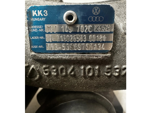 Турбина Skoda Superb B6 (3T) 06J145702C, LB71002656300184
