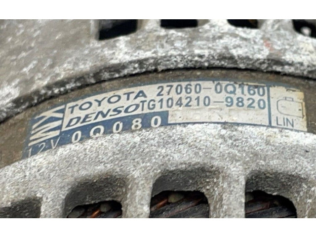 Генератор 1612351980, 270600Q160 Peugeot 108