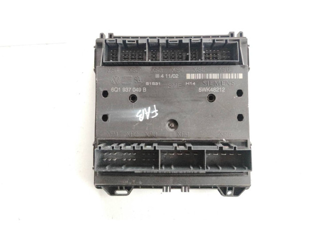 Блок комфорта 6Q1937049B, 5WK48212 Skoda Fabia Mk1 (6Y)