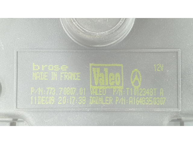 Вентилятор печки A1648350307 Mercedes-Benz ML W164