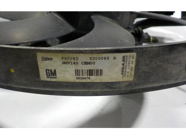 Вентилятор радиатора     9801666680, T300093    Citroen C3 Aircross 