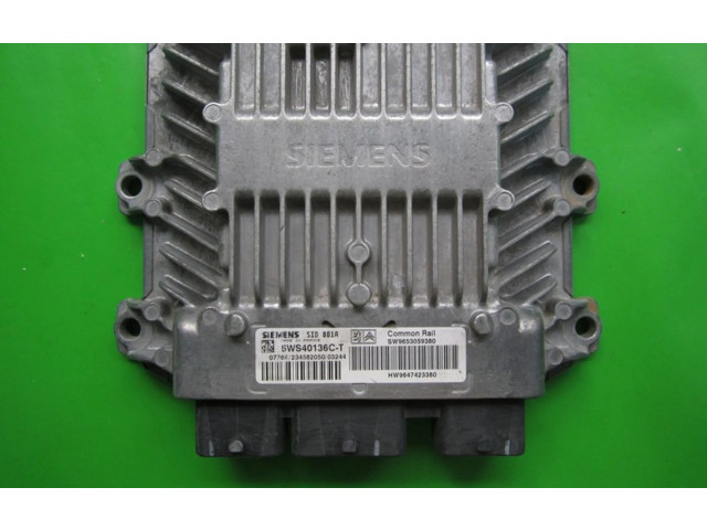 Řídící jednotka 9653059380, 5WS40136C-T Citroen Berlingo 2003